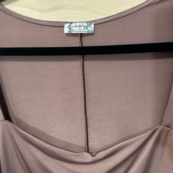 NWT Free People Women's Wind Down Layering Top, Strawberry Roan, S - Picture 5 of 5